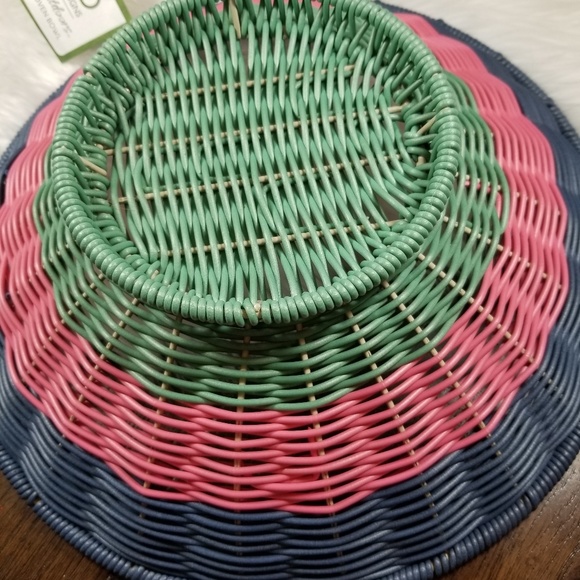 HD Designs Weave Bowl | Pink | Green | Blue - Picture 5 of 7